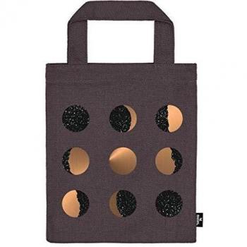 Sac à dos phases de la lune 20x24cm coton brun