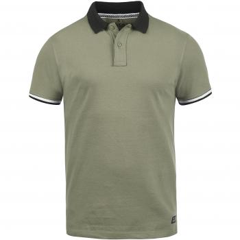 Blend Prato Herren Poloshirt Polohemd T-Shirt Shirt Mit Polokragen Aus 100% Baumwolle, Größe:S, Farbe:Grün