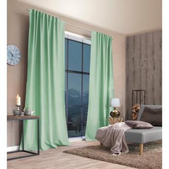 Home Basics Vorhang ESKIMO, grün (mint), 1 Stück