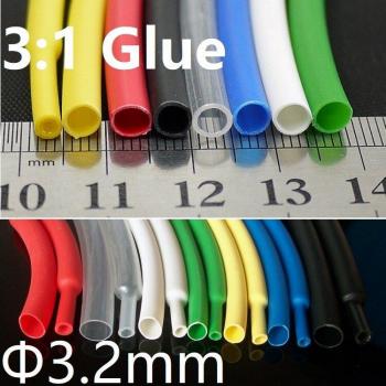 3.2mm Thick Glue Heat Shrink Tubing Dual Wall Waterproof