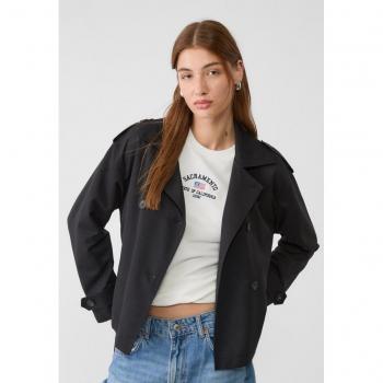 Mini Belted Trench in Black (XS)