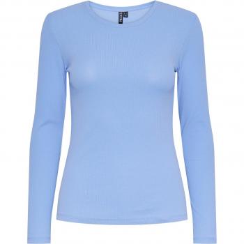 Pieces Langarmshirt RUKA (1-tlg) Minimalistisch