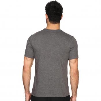 Nike Herren Just Do it Swoosh Neustes T-Shirt – Charcoal Heather/Black – S