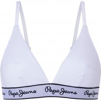 Sujetador Triangular Pepe Jeans Blanco y Negro