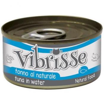 Vibrisse Comida Húmeda Para Gatos De Atún Al Natural 70 Gr