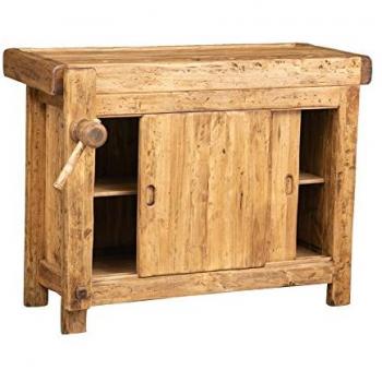 Bancone Cucina Legno Massello 116x90x63 cm