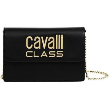 Gemma Sac à Bandoulière Noir 22 cm Cavalli Class Lisse