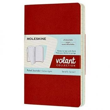 Volant Pocket Quaderno a Righe Arancione-Azzurro Set da 2