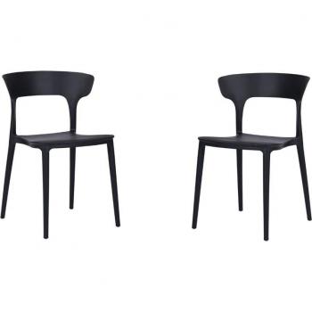 Sedia Pieghevole Nero Design Moderno