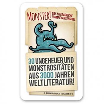 Monster! Das literarische Trumpfkartenspiel von Homunculus Verlag