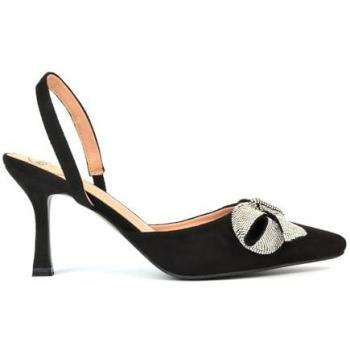 Elite Bow Stilettos – Black – Women's 3