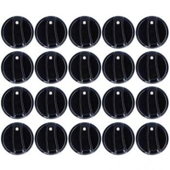 Bouton d’alimentation ABS 8 mm – Ensemble de 20 boutons compatibles cuisinière à gaz, four à micro‑ondes et chauffe‑eau