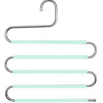 Stainless Steel Pants and Tie Storage Hanger