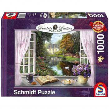 Schmidt Spiele : Vue dans le Jardin du Château – 1000 pièces