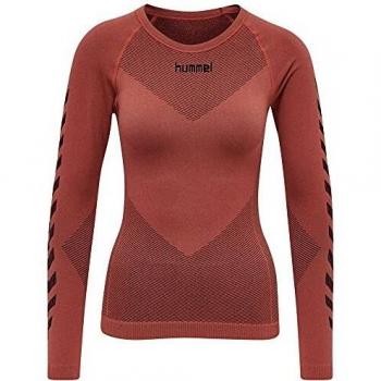 Damen Langarm-Hummel First Rot F3250
