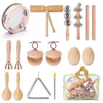 Kit d’outils de percussions infantiles – 11 pièces lumineuses et colorées