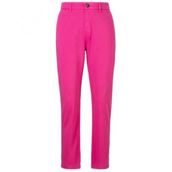 BOSS ORANGE Damenhose C_Tachini2-D mit Leder-Brandlabel