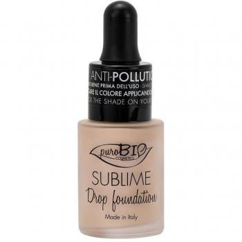 Purobio Base de Maquillaje Líquida Sublime Drop 19g 01Y