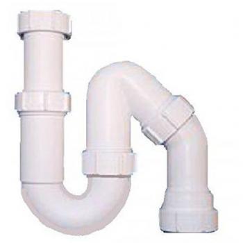 TP10 1.5 75mm Tubular Swivel Trap (All‑In‑One) – White