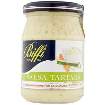 Salsa Tartara Biffi con Uova e Priva di Glutine, 180g per Confezione, 6 Pz