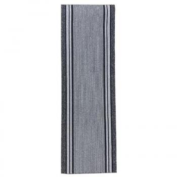 Alfombra larga runner gris 67 x 600 cm