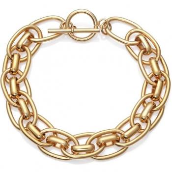 Viceroy Armband Elegant goldplattiertes Armband mit Karabinerverschluss