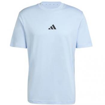 Adidas Essentials Short Sleeve Tee Glow Blue/Black