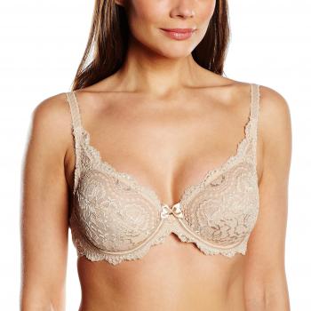Soutien-gorge emboîtant armatures en dentelle beige Playtex 75C