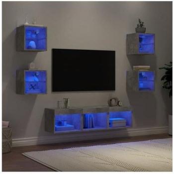 Rangement TV Suspendu avec LED