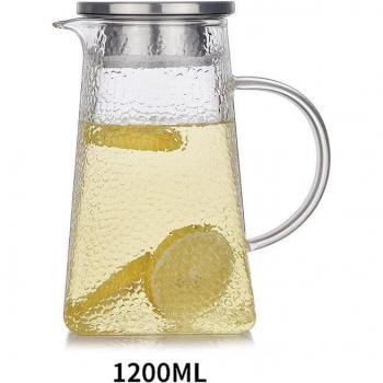 Stainless Steel Filter Glass Tea Pot