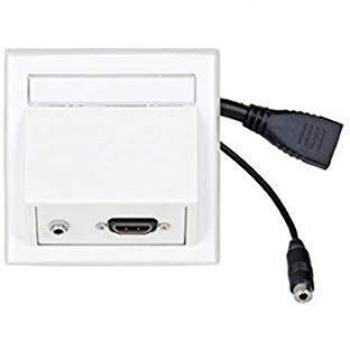 Vivolink WI221170 socket-outlet HDMI + 3.5mm White