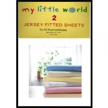 My Little World Izziwotnot Small Worlds 100% Cotton Baby Nursery Sheets