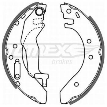 Rechter Bremsbackensatz TOMEX TX 21‑54 – MG Rover Modell