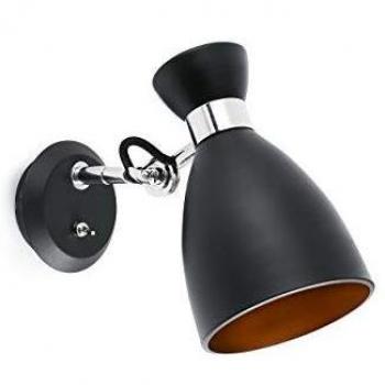 FARO BARCELONA Black Retro Wall Light