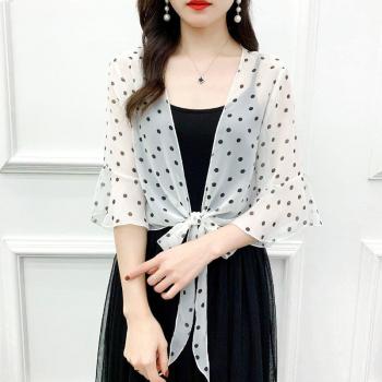 Black and White Bridal Cape for Women
