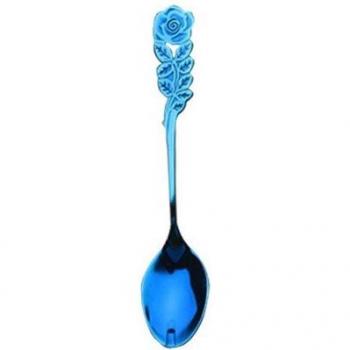 Floracuchara: Estilo Floral en Acero para Café, Té y Helado
