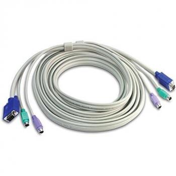Câble KVM TRENDnet 4,5m mâle/mâle