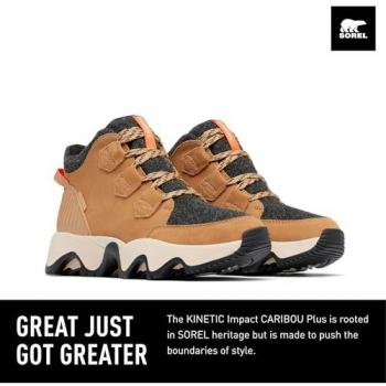 Sorel Zapatillas impermeables para mujer KINETIC™ IMPACT CARIBOU PLUS