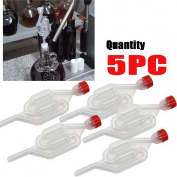 Homebrew Wine Airlock Valve Kit – 5 Sealed One‑Way Units