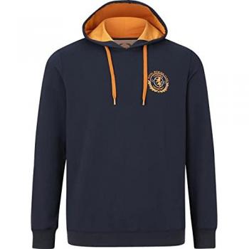 Charles Colby Kapuzensweatshirt EARL TODD mit farbigem Kapuzenfutter