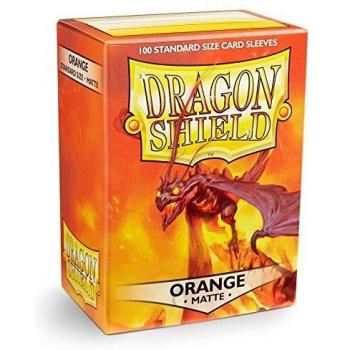 Dragon Shield 60-Count Small Matte Orange Sleeves
