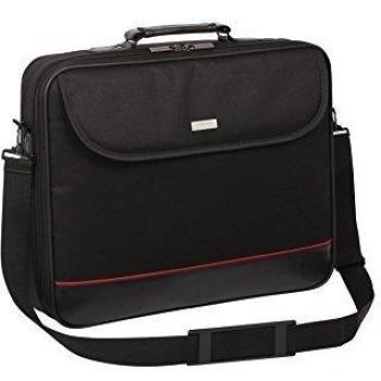 Borsa Messaggistica Modecom 39,6 cm con Logo Nero/Rosso