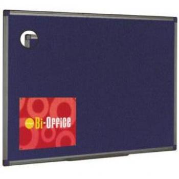Bi-Office Felt Noticeboard 1200x900mm Blue (FB1443186)