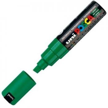 UNI-BALL PC8K Marqueurs Peinture Vert Foncé Biseau Large