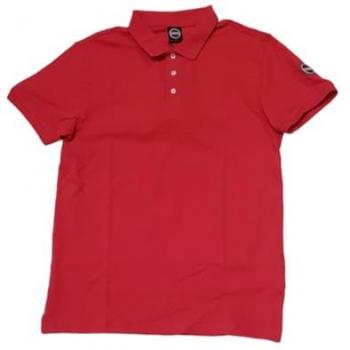 Polo Piquet Stretch con Logo Spalla