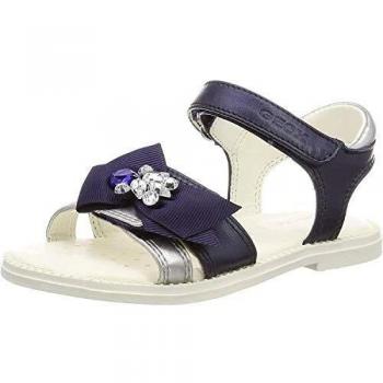 Geox Boy's J Sandal Karly Open Toe, Navy