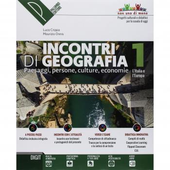 Incontri di geografia. Conoscere, scoprire, esplorare. Atlante geografico. Per la Scuola media. Con ebook. Con espansione online. Con DVD-ROM: 1