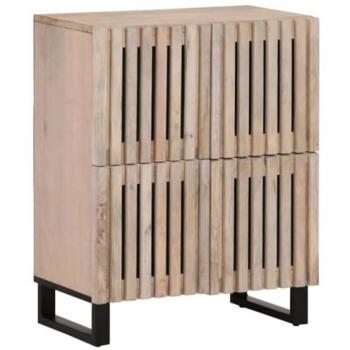 Buffet Manguier 60×34×75 cm – Fabrication en bois massif (VidaXL)