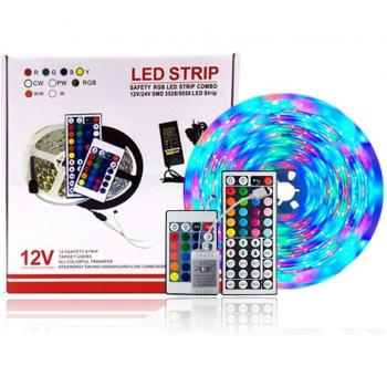 Tira de Luz LED Impermeable 3528 con Controlador de 44 Botones