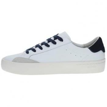 Sneakers Basse Uomo SUN68 Street Leather Bianco/Navy Blue